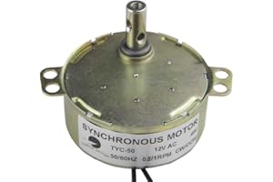 CHANCS TYC-50 AC 12V 0,8-1RPM CW/CCW Motore elettrico a bassa velocità Micro motore Motoriduttore di riduzione