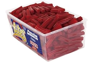 FIESTA Bites Maroma Pequeños Mordiscos de Regaliz Dulce Sabor Cereza - Envase de 300 unidades