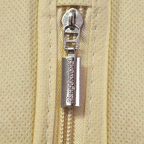 Wasserabweisender Kleidersack für Hochzeitskleider – Elfenbein – 183 cm – Hangerworld - 6
