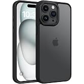 Minesk iPhone 15 i&ccedil;in Mat Hybrid Materyal Metal Kamera Korumalı ve Metal Tuş Takımlı Ultra G&uuml;&ccedil;l&uuml; Koruma Sağlayan ve Şık G&ouml;r&uuml;n