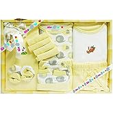EIO Unisex Kids Cotton Solid Clothing Gift Set -13 Pieces