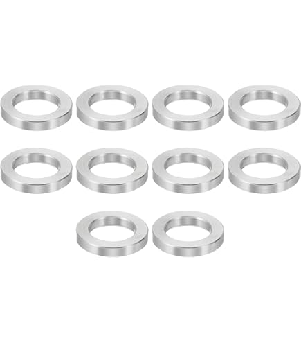 QUARKZMAN 30Pcs Entretoise En Aluminium De 5 Mm Alésage X 10 Mm De Diamètre Extérieur X 9 Mm De Longueur, Finition Lisse, Entretoise Métallique Ronde Pour Vis M5, Boulons Et Tiges