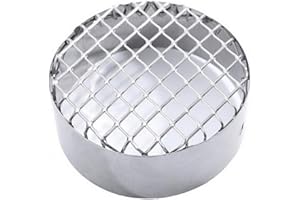 SGM CLIMA SRLS AIR EVOLUTION Griglia di protezione piana in acciaio inox per canna fumaria (DN 100 mm)