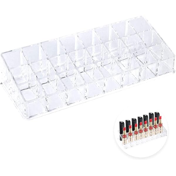 Leadigol Lippenstift-Etui Mit Spiegel – 4 Stück, Einfarbiger Stoff, Praktisch Für Unterwegs