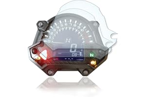 MOTO SCREENIES Pellicola protettiva per display Tacho, adatta per Kawasaki Z650 / Z900, 2 x Anti Glare