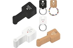 BCBF 60 Pièces Emballage Bijoux,Cartes De Présentation Autocollantes avec Handmade, Rangement Boucle d'oreille,Cartes D'Affichage De Collier, pour Colliers, Bijoux, Porte-Clés(10 X 4 Cm)