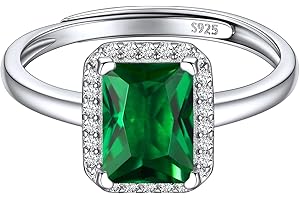 ChicSilver Anello Donna Argento 925 Pietra Portafortuna 12 Mesi, Anello Regolabile Silver Donna Confezione Regalo