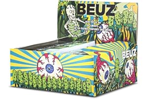Beuz Boite de 50 Carnets de Filtres Carton Slim Tips perforés