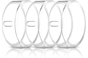 3 Pack Cover Compatible with Oura Ring Gen 4/Gen 3 Horizon/Heritage/Ultrahuman Ring, Surport Charging with Cover on, Anti-Scratch TPU Protector for Women Men-Clear*3-for Size 9
