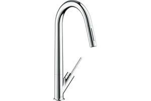 Axor Starck Bateria Kuchenna, Srebrny, 26,6 x 13,7 x 44,8 cm