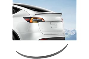BASENOR Tesla Model Y Performance Spoiler Original Trunk Wing ABS Matte Carbon Fiber 2021 2022 2023 2024 2025 Gen 2