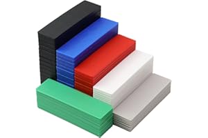 MISIQIMA 90 Pièces Cales en Plastique, 10 × 2,8CM Cale Fenetre, Cale Parquet D'épaisseur 1-6 CM, Cale Plastique de Reglage, Cale de Vitrage en Plastique, D'entretoises Cale Fenetre