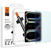 Spigen iPad Pro 11" (2025/2024) ile Uyumlu Defter Kağıt Hissiyatlı Ekran Koruyucu Paper Touch Pro EZ Fit Şeffaf - AGL07789 (S