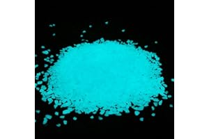Alan Stone - Graviers décoratifs phosphorescents pour aquarium , bleu, 3-5mm