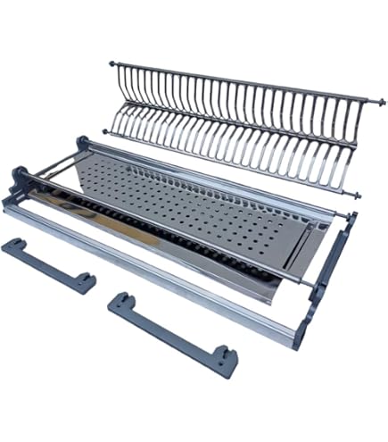 SCOLAPIATTI APPOGGIO BASE MURO COLAPIATTI ACCIAIO INOX DA 50 CM | Leroy Merlin