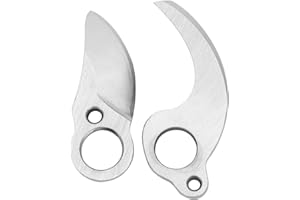 TTAMG Hoja De Repuesto De Tijera De Podar De Rama, Hoja De Tijera De Podar Eléctrica De Acero, 2 Piezas, Material De Acero SK5 Para Planta Para 25-28 Mm / 30 Mm(Los 25-28MM)