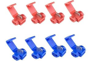 Ruidee 50PCS Lock Wire Terminal Connectors Quick Splice Wire Connectors Branch Connector UNJ2HL