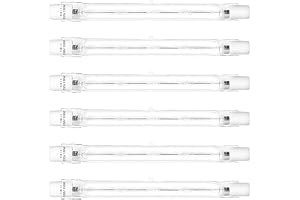 LedWekei Halogenlampor, halogenlampor, T3, r7s, 118 mm, 120 W, T3 typ J glödlampa, varmvit, 2 700 K, halogenlampor med dubbla