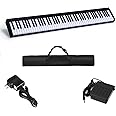 GOPLUS Pianoforte Elettronico Portatile per Bambini con 88 Tasti con Borsa Pianoforte Musicale Tastiera Elettronica (126,5x18