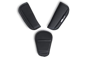 ALUYF Sicherheitsgurt Schulterpolster,Baby Sicherheitsgurt Schulterpolster Set,Pads Gurtpolster,Universal Baby Autositz Gurtbezüge,Gurtpolster für Babyschalen und Kindersitze,für Kinderwagen,Autositz