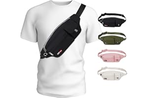 MAXTOP Bauchtasche Herren Damen Laufgürteltasche, modische Gürteltasche Hüfttasche wasserdicht, Reise Geldgürtel, Handyhalter für Yoga, Fitnessstudio, Joggen, Workout, Fitness, Training