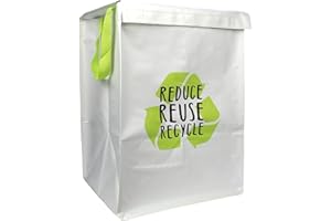 Immaculate Textiles Premium Recycling Bag/Bin - 180GSM - 32x32x44cm - 45L (Standard Base)