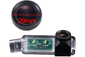 DYNAVSAL Nueva Lente 170° Super Granangular HD Cámara de Visión Trasera Impermeable,Vision Nocturna Cámara de Marcha Atrás para VW Golf5/V/Golf7 MK7/VII/Passat CC/Skoda Scirocco/Seat Leon/Seat Leon 5F 4 Exeo