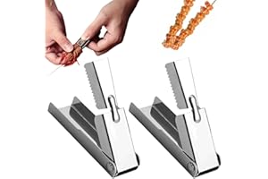 OPIURVY 2 Pezzi Sguscia Gamberi in Acciaio Inox Sbuccia Gamberi Rapido Set di Sbuccia Frutti di Mare Facile pulisci gamberi da Usare per La Cucina