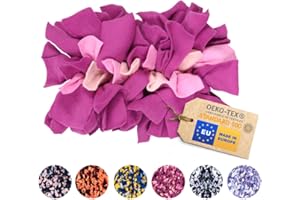 MIMIKO Pets - Mata węchowa dla psa i kota | XS (17x28cm) Amarantowy-róż | Zabawki interaktywne dla psów | Mata do karmienia, nadająca się do prania | Mata edukacyjna w rozmiarach XS - XXL