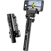 IZI GO X Lite Smartphone Stabilizer with Remote | Automatic Rotation, AI Tracking | 420mm Telescopic Rod | 6H Runtime | 310g 