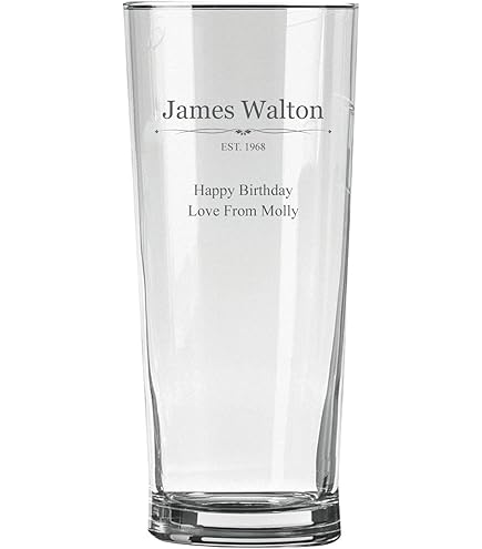 Personalsed Engraved Fosters 1 Pnt Glass. 20oz. Personalsed Wth Your Name! Beer/lager Lovers - View #11