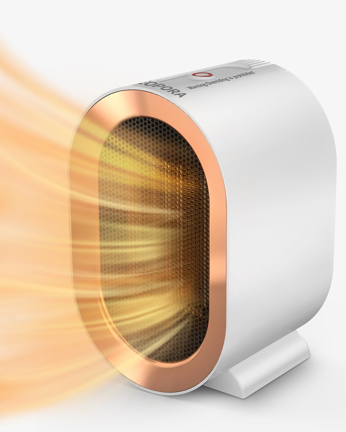 Eopora PTC Ceramic Room Heater for Bedroom, 1500/750 Watts Room Heater for Home, Electric Heaterï¼ŒElectric Fan Heater for Home Office Bedroom (White)