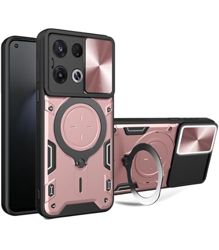 Custodia Silicone Antiurto Custodia Con Anello Per OPPO Reno 8, 8 Pro, 8 Lite - Sottile, Antiurto, Silicone, Con Supporto Reno 10 Pro - Foto 8