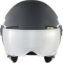 uvex rocket jr visor, casco da sci robusto per bambini, con