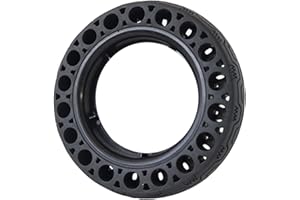 DASNTERED Electric Scooter Replacement Tire, 10 inch Puncture Proof Electric Scooter Tyres Easy Install Strong Grip Honeycombed Design Flat Free Wheel Tires