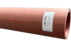 ‎ROYAL SPICE Oren Pink Butcher Paper BBQ Kraftpapier - 300m x 61cm - Das ORIGINAL Butcher Papier aus USA für perfekte Grillergebnisse - Saftiges Fleisch & Knusprige Kruste - Metzger Papier BBQ Zubehör (40m)