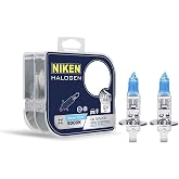 Niken 12V H1, H3. H4. H7. H11 55W WHITE LIGHT HALOGEN BULB P14.5s 5000K