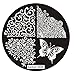 Amison Pattern Nail Art Image Stamp Stamping Plates Manicure Template 004