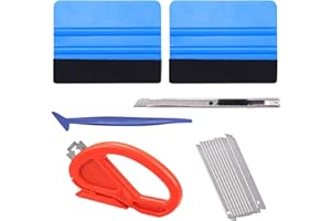 Spatola Kit Carta Da Parati, Rarouyi 15 Pezzi Stendi Pellicola Telefono Kit Wrapping Per Adesivi Pellicole Adesive Auto Vetri, Adatto Per Pellicole Per Vetri, Carta Da Parati (A)