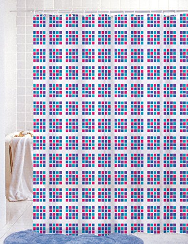 Preisvergleich Produktbild Kashi Home Becca PEVA Duschvorhang 72 x 72