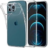 Spigen Liquid Crystal Case Kompatibel med iPhone 12 Pro Max Fodral Skal -Crystal Clear