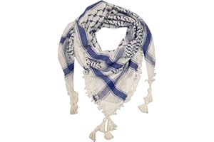 MILSPEC SURPLUS Shemagh Scarf Cotton Arab Head Cover Desert Palestinian Keffiyeh Tactical Army Scarf Hand Made