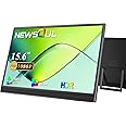 Newsoul Portable Monitor 15.6" Extrand Second Screen for Laptop with Mini HDMI/USB Type C/Dual Speakers/VESA FHD 1080p IPS Matte Screen Eye Care for Laptops PC Phone