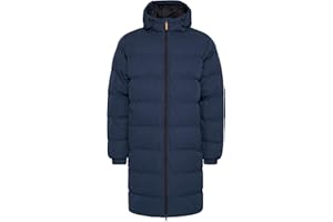 NORTH BEND NBEliot Herren Steppmantel Winterjacke Outdoorjacke atmungsaktiv wasserdicht Winddicht mit Kapuze Reißverschlusstaschen TPU-Membran