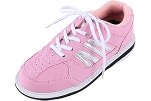 JiuQing Women's Bowling Shoes Breathable Sliding Sole Indoor Training Shoes