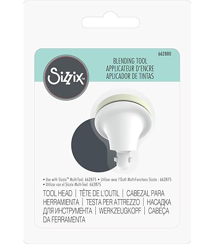 Sizzix 662880 Mixing Tool with Replacement Sponge for Sizzix Multitool, Cups for Scrapbooking, Card Making, Paper Crafts, Home Decor, Multicolour, One Size