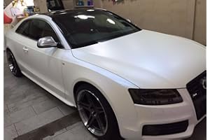 SPEEDWERK-MOTORWEAR Film 3D mat effet nacré Blanc – > Bleu 1,52 m Car Wrapping Changement de couleur