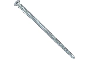 AERZETIX - C48408 - Satz von 20 Schraubanker betonschrauben ankerschrauben direkt für beton Ø7.5x202mm senkkopf konisch - mit abdruck stern T30 - direkte befestigung ohne dübel