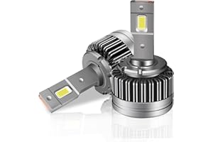 WinPower D1S LED Lampadine Fari 85V 90W 16000LM 6000lm Bianco HID a Led Kit di conversione Collega direttamente al reattore Xenon originale, 2 Pezzi