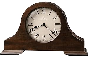 Howard Miller Humphrey Orologio da camino 635-143 - Finitura in ciliegio Hampton invecchiato, decorazioni per la casa rustiche